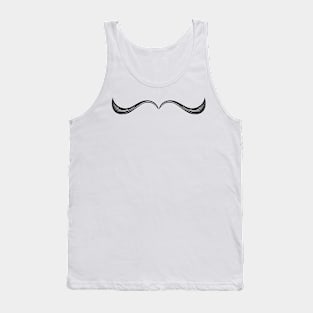 Elegant Moustache Tank Top